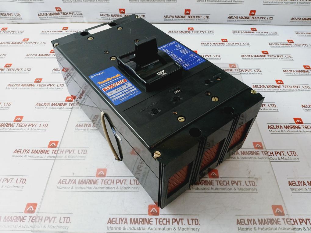 Terasaki Electric Tl-600F 3 Pole Tembreak Circuit Breaker 200-480V 50/60Hz
