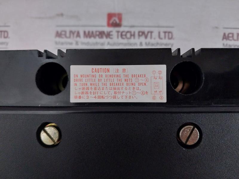 Terasaki Electric Tembreak Tl-600F 3 Pole Circuit Breaker Ac 690V 60Hz 500A