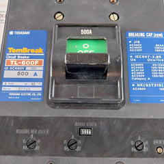 Terasaki Electric Tl-600F Circuit Breaker 500A 3 Pole 2H0766Sab/K