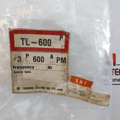 Terasaki Electric Tl-600 Molded Case Circuit Breaker 600 A
