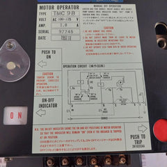 Terasaki Electric TL-800F Circuit Breaker W/ Motor Operator TMC 9B 700A 3 Pole