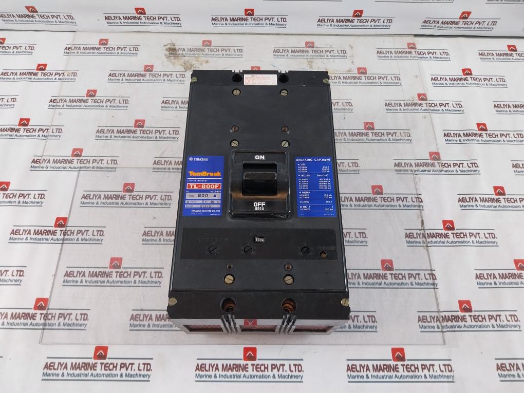 Terasaki Electric Tl-800F Circuit Breaker 800A 3 Pole Ac 690V