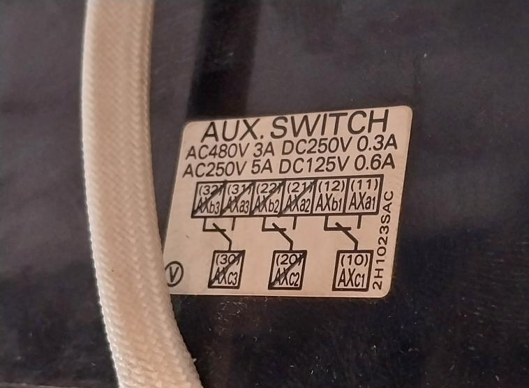 Terasaki Electric TL-800F Circuit Breaker With Motor Operator TMC9B 700A