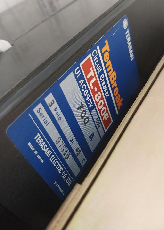 Terasaki Electric TL-800F Circuit Breaker With Motor Operator TMC9B 700A