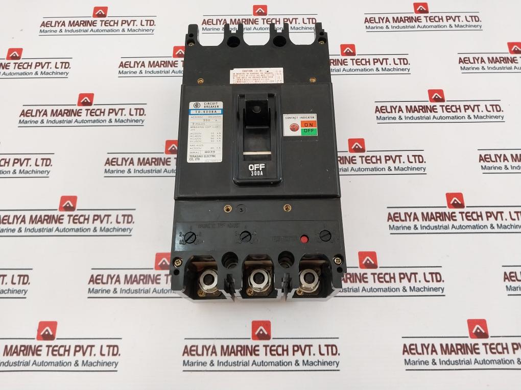 Terasaki Electric To-400Ba Circuit Breaker 3 Pole 300A