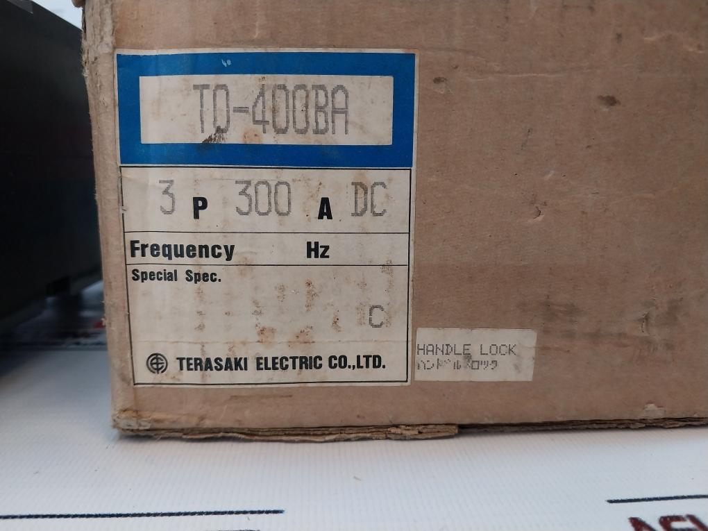 Terasaki Electric To-400Ba Circuit Breaker 3 Pole 300A