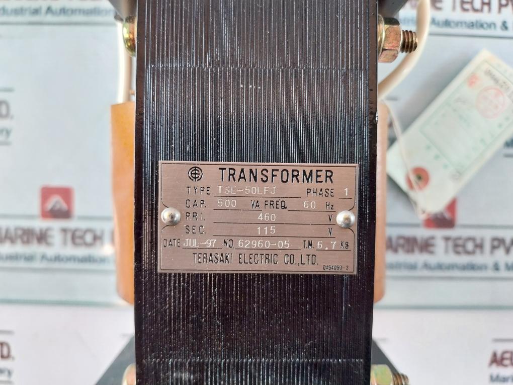 Terasaki Electric Tse-50Lfj Transformer Phase 1