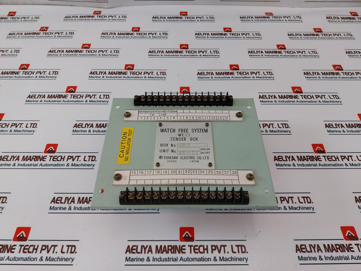 Terasaki Electric We 10 Multiplex Wtm Sender Watch Free System