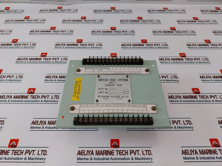 Terasaki Electric We 10 Multiplex Wtm Sender Watch Free System