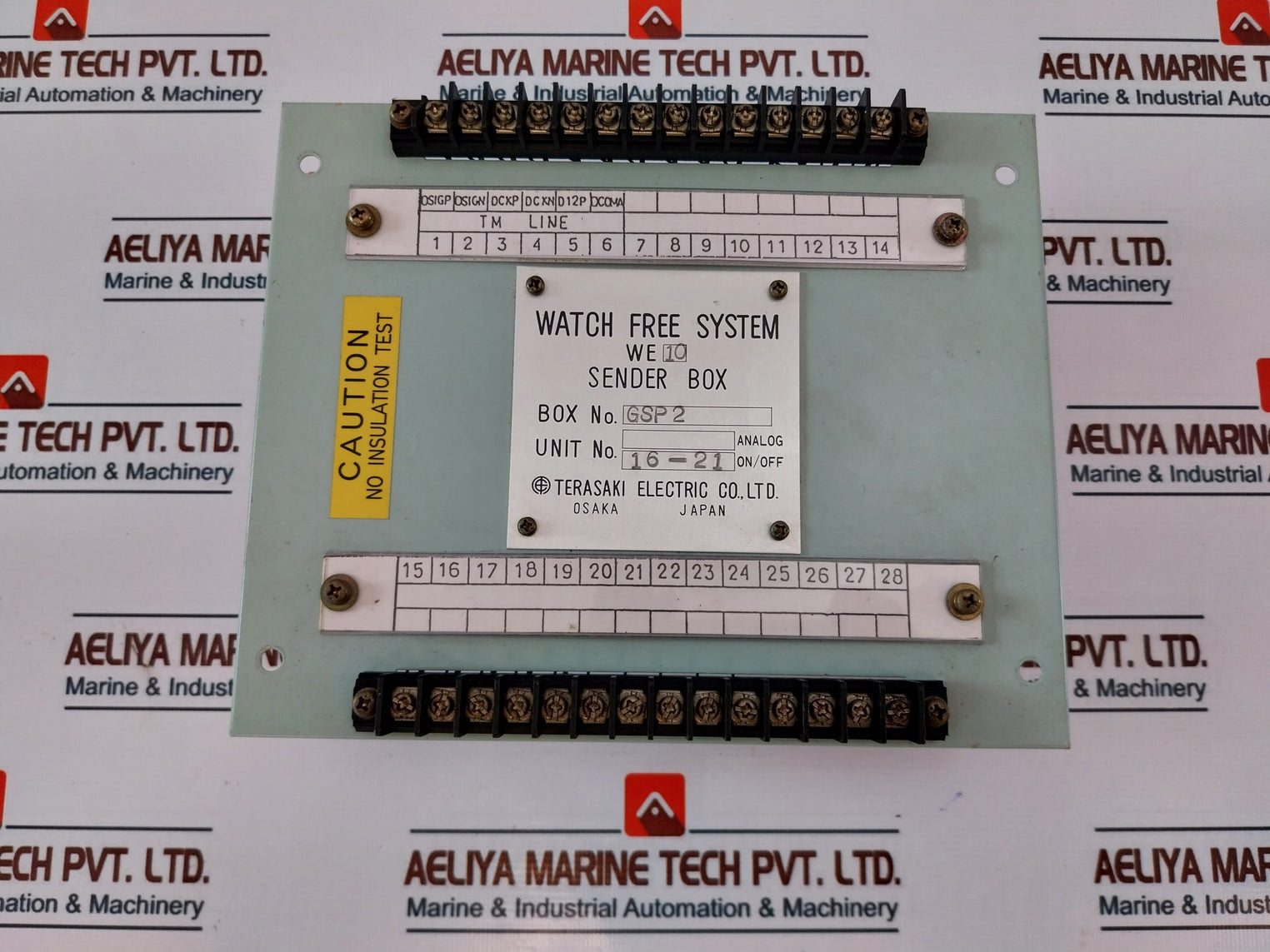 Terasaki Electric We 10 Multiplex Wtm Sender Watch Free System