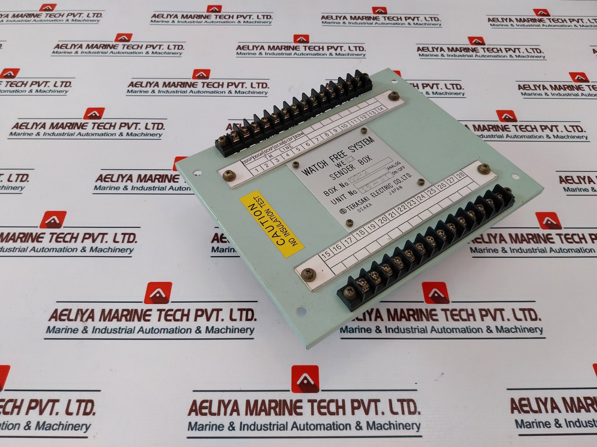 Terasaki Electric We 10 Multiplex Wtm Sender Watch Free System
