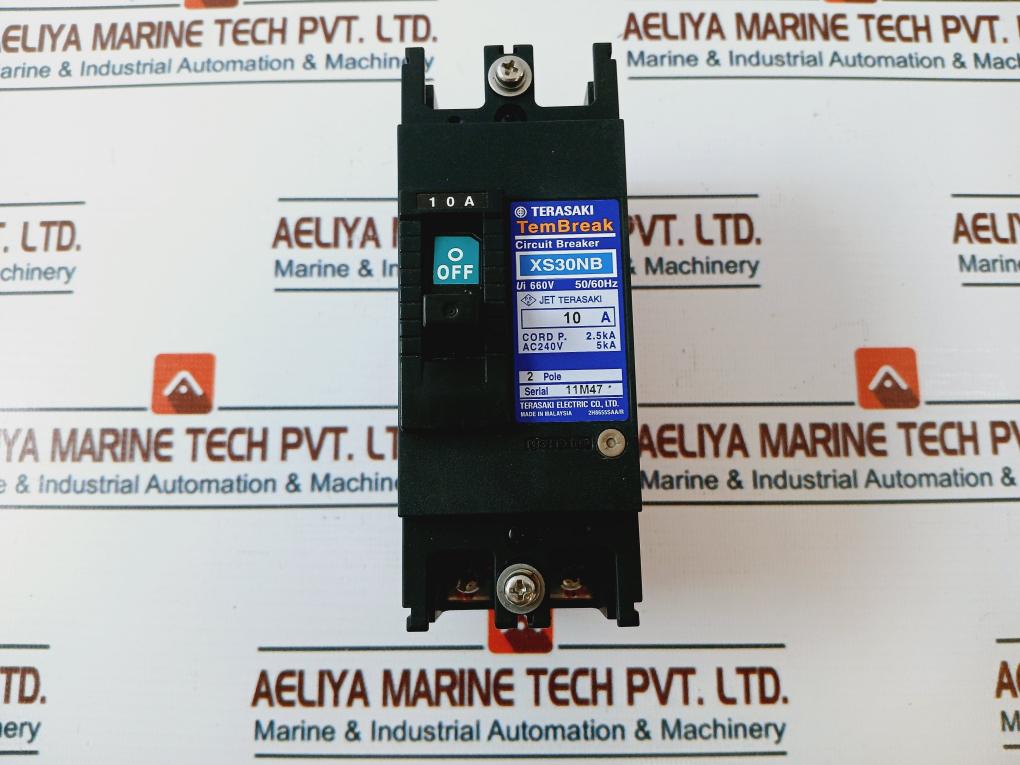 Terasaki Electric Xs30Nb 10A Circuit Breaker 660V 50/60Hz