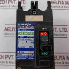 Terasaki Electric Xe100Ns 2 Pole Circuit Breaker 15A 660V 50/60Hz