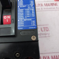 Terasaki Electric Xe100Ns 3 Pole Circuit Breaker Ac660V 60A 2H0535Sja/K 25Ka