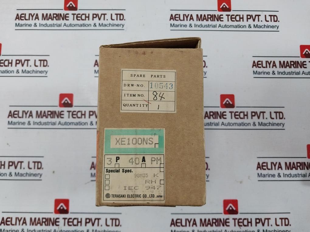 Terasaki Electric Xe100Ns Circuit Breaker 3 Pole 40A 41-23941