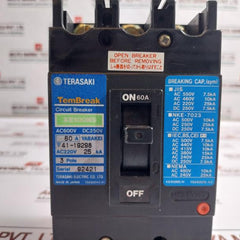 Terasaki Electric Xe100Ns Circuit Breaker 3 Pole 60A 50/60 Hz