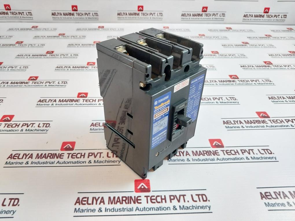 Terasaki Electric XH100NS 3 Pole Circuit Breaker 100A AC690V 50-60HZ