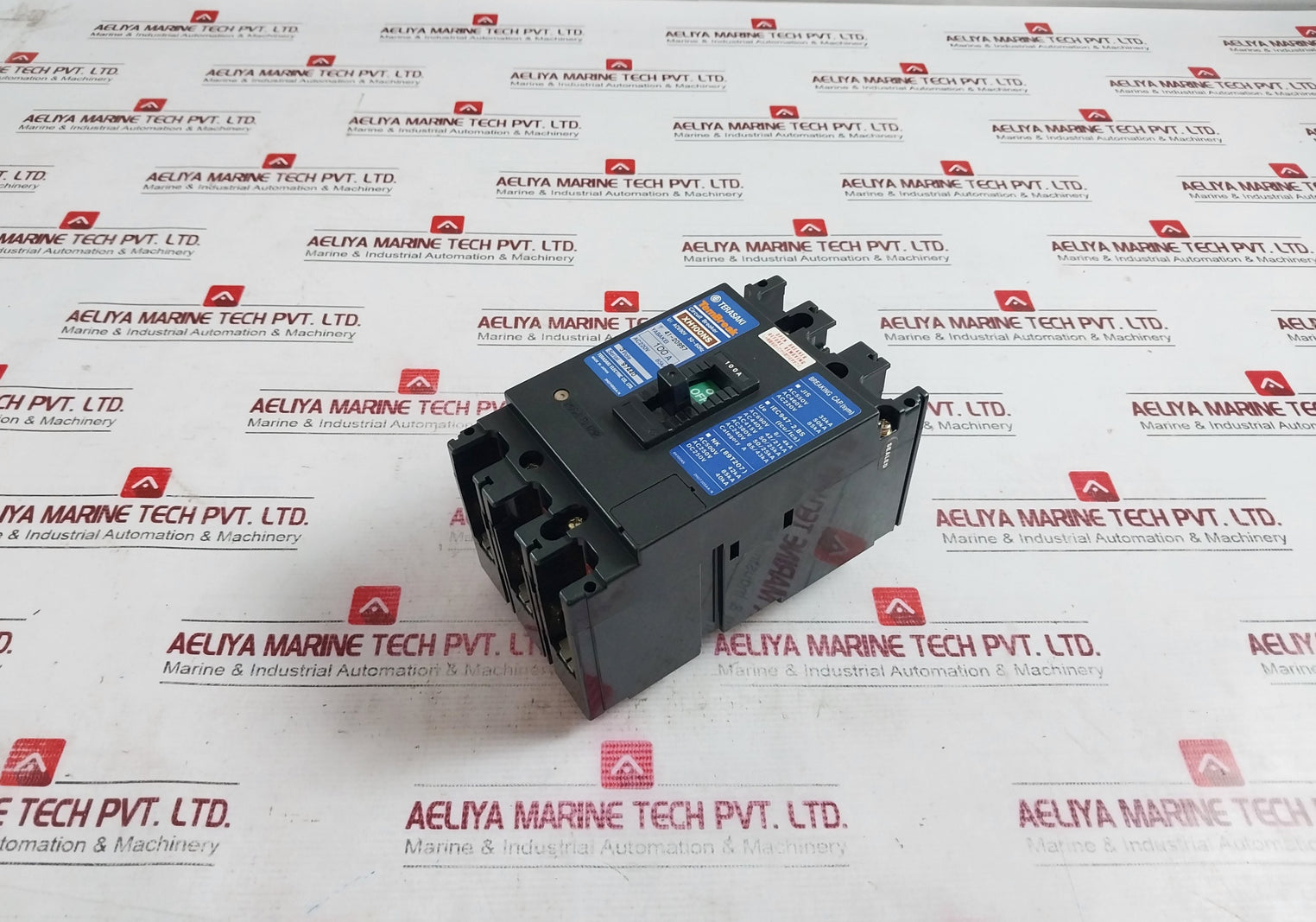 Terasaki Electric Xh100Ns Circuit Breaker 3 Pole 200-480V 50/60Hz 100A, Ac690V