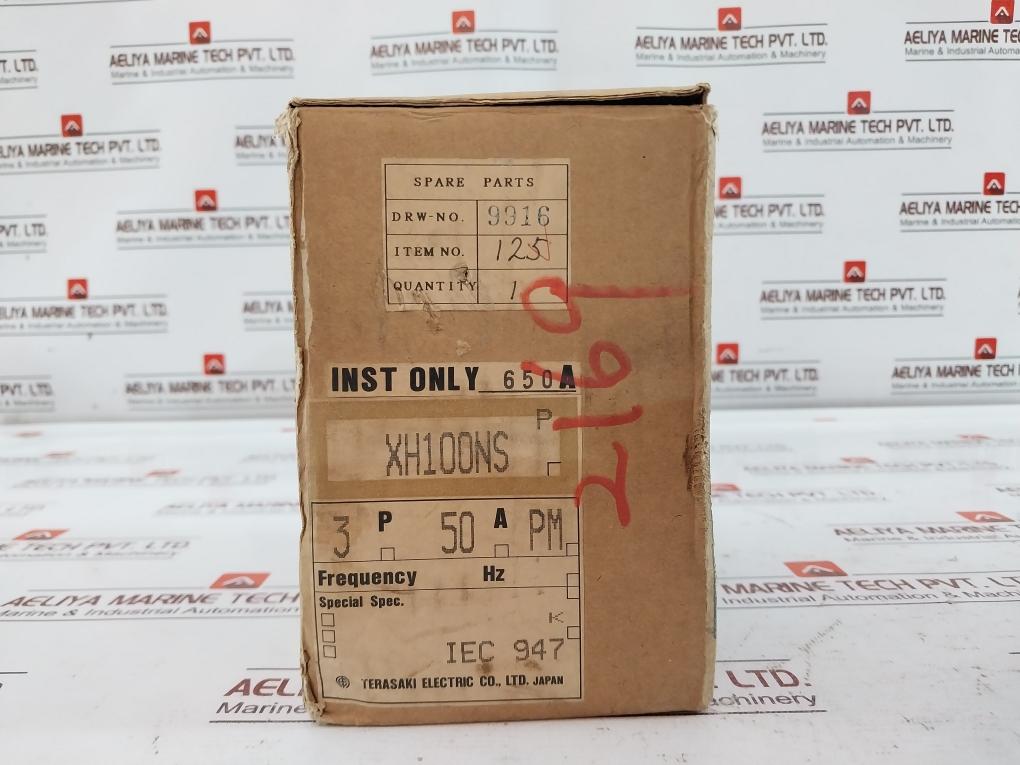 Terasaki Electric Xh100Ns 3 Pole Circuit Breaker Tembreak Ac690V