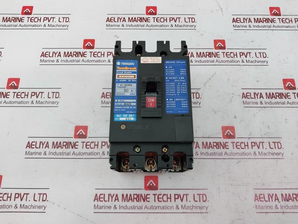 Terasaki Electric Xh100Ns 3 Pole Circuit Breaker Tembreak Ac690V