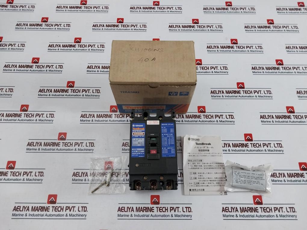 Terasaki Electric XH100NS Molded Case Circuit Breaker 40A AC690V 50~60Hz