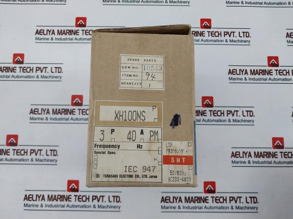 Terasaki Electric XH100NS Molded Case Circuit Breaker 40A AC690V 50~60Hz