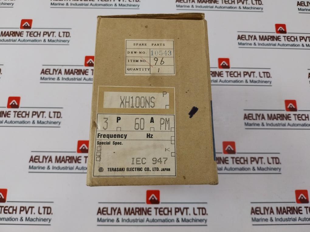 Terasaki Electric XH100NS Molded Case Circuit Breaker 60A 41-20957
