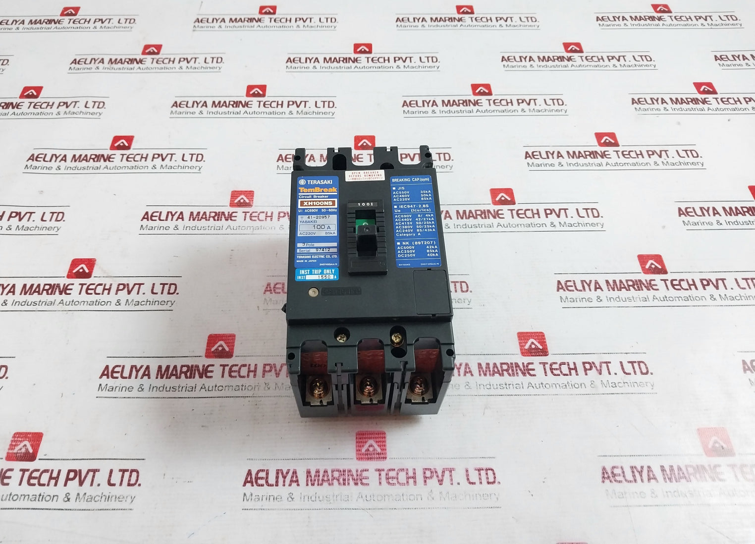 Terasaki Electric Xh100Ns Tembreak Circuit Breaker 100A 85Ka