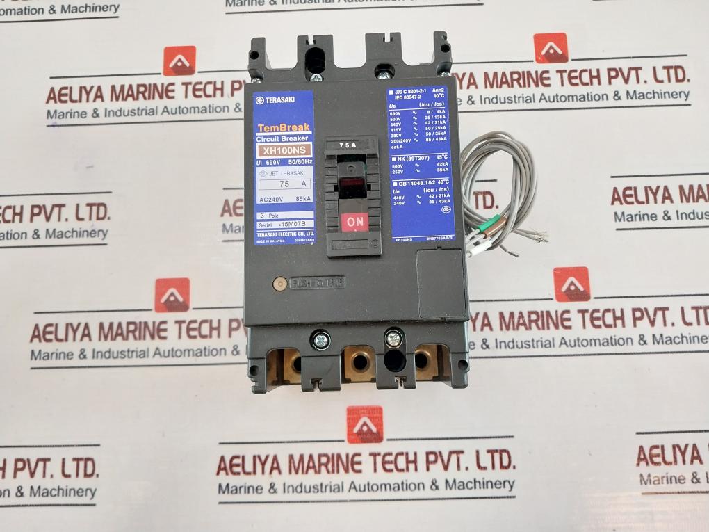 Terasaki Electric Xh100Ns Tembreak Circuit Breaker 75A 50/60Hz