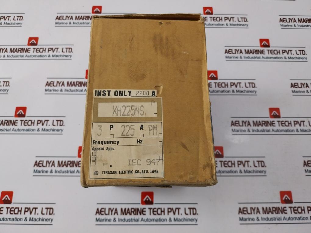 Terasaki Electric Xh225Ns Tembreak Circuit Breaker 225A 3 Pole Ac690V 50~60Hz