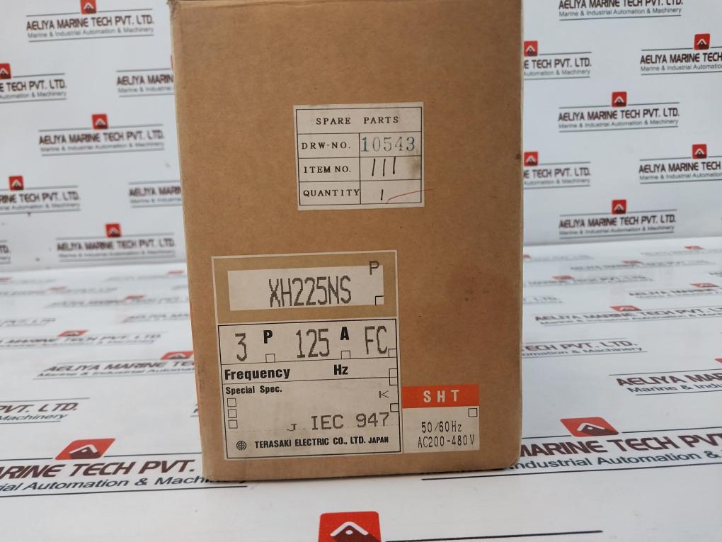 Terasaki Electric Xh225ns Circuit Breaker 125a Ac690v 50~60hz