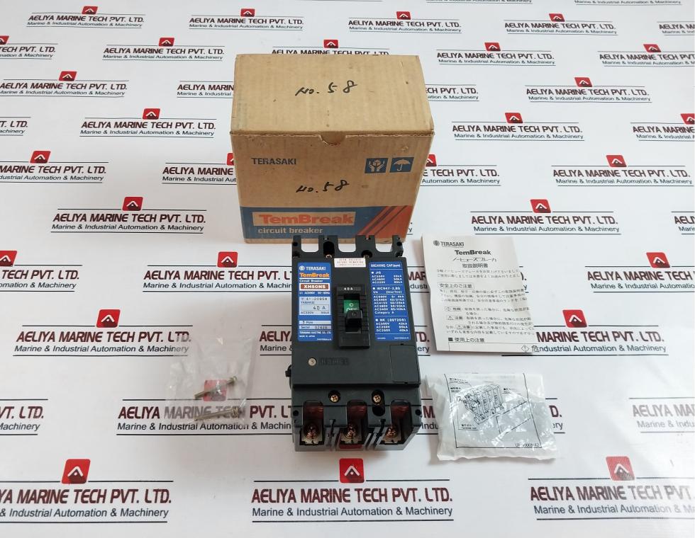 Terasaki Electric Xh50Ns Circuit Breaker 40A 3 Pole 50/60Hz