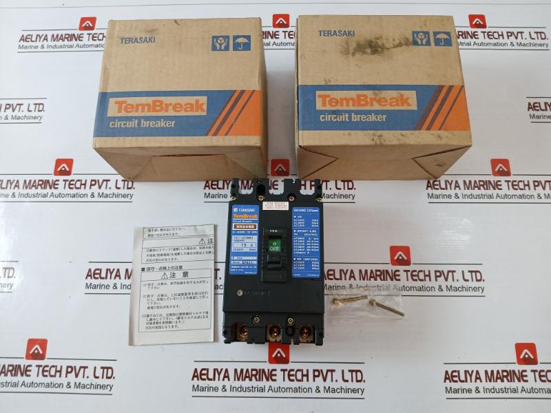 Terasaki Electric Xh50Ns Tembreak 3 Pole Circuit Breaker 15A Ac690V 50~60Hz