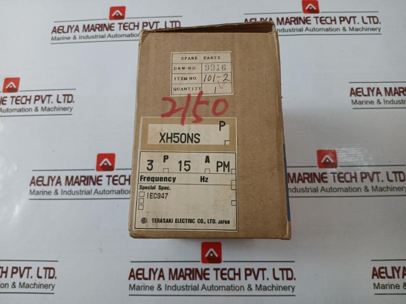 Terasaki Electric Xh50Ns Tembreak 3 Pole Circuit Breaker 15A Ac690V 50~60Hz