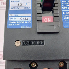 Terasaki Electric Xh50Ns Tembreak 3 Pole Circuit Breaker 30 A Ac220V 85Ka