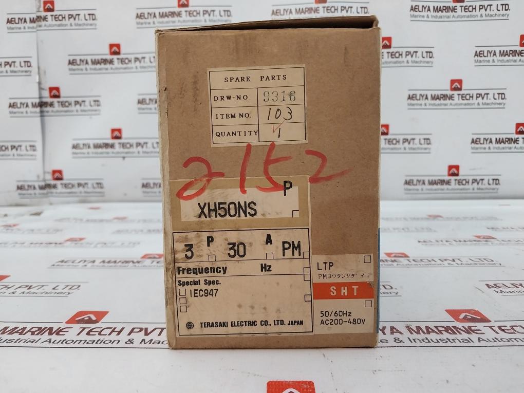 Terasaki Electric Xh50Ns Tembreak 3 Pole Circuit Breaker 30 A Ac220V 85Ka