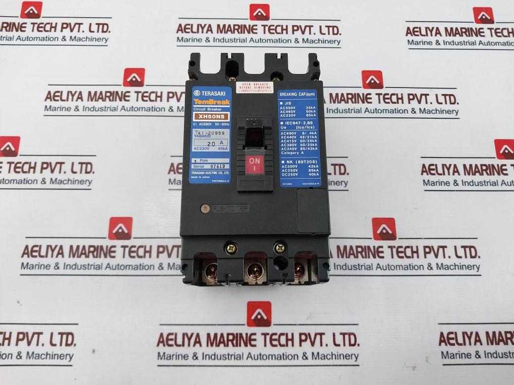 Terasaki Electric Xh50Ns Tembreak Circuit Breaker 20 A