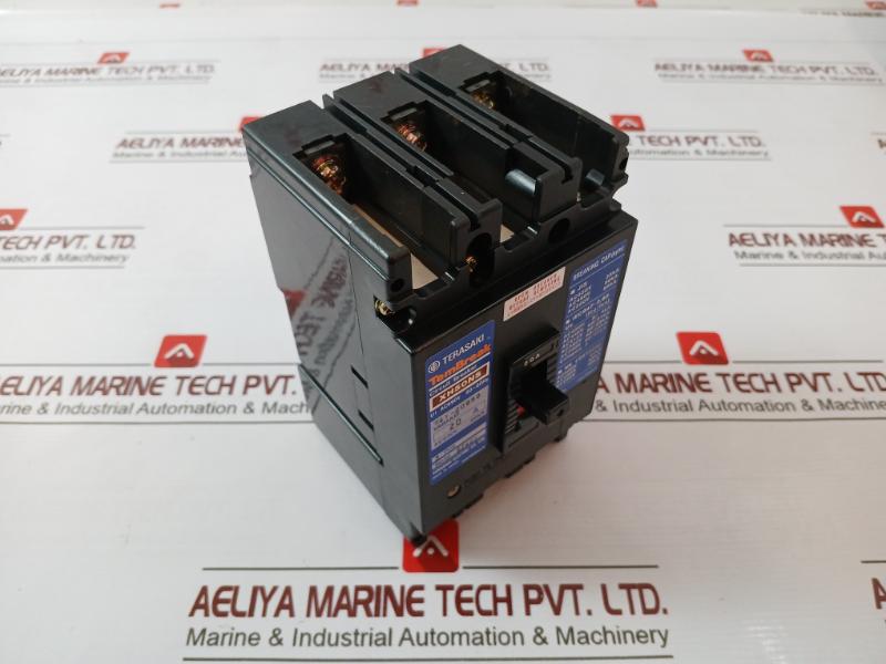 Terasaki Electric Xh50Ns Tembreak Circuit Breaker 3 Pole 20A Ac690V 50~60Hz