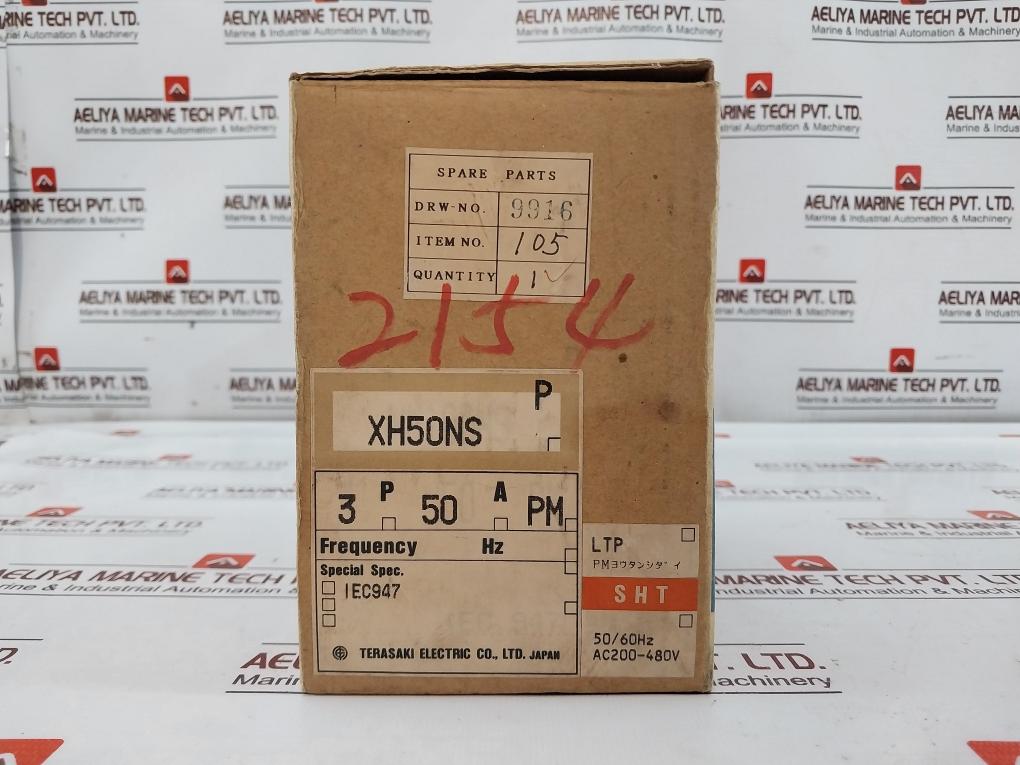 Terasaki Electric Xh50Ns Tembreak Circuit Breaker 50 A Ac220V 50/60Hz