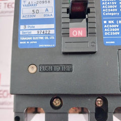 Terasaki Electric Xh50Ns Tembreak Circuit Breaker 50 A Ac220V 50/60Hz