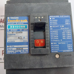 Terasaki Electric Xs100Nb Circuit Breaker 3 Pole 40A
