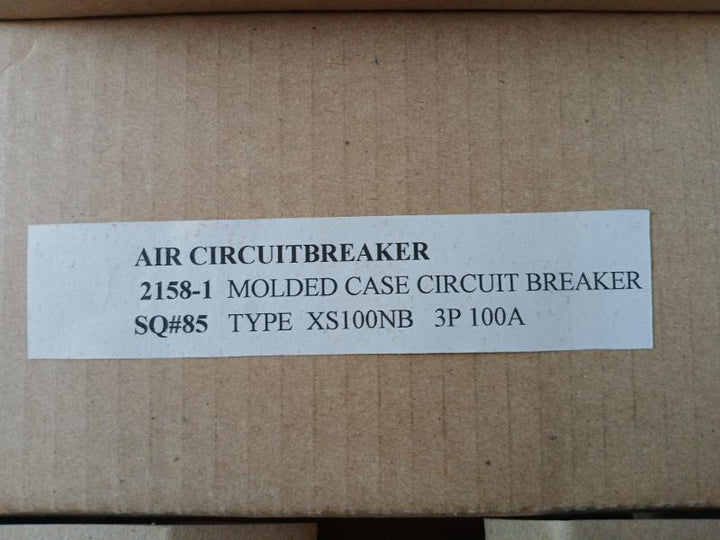 Terasaki Electric Xs100Nb Molded Case Circuit Breaker 3 Pole 100A Ac690V 50-60Hz