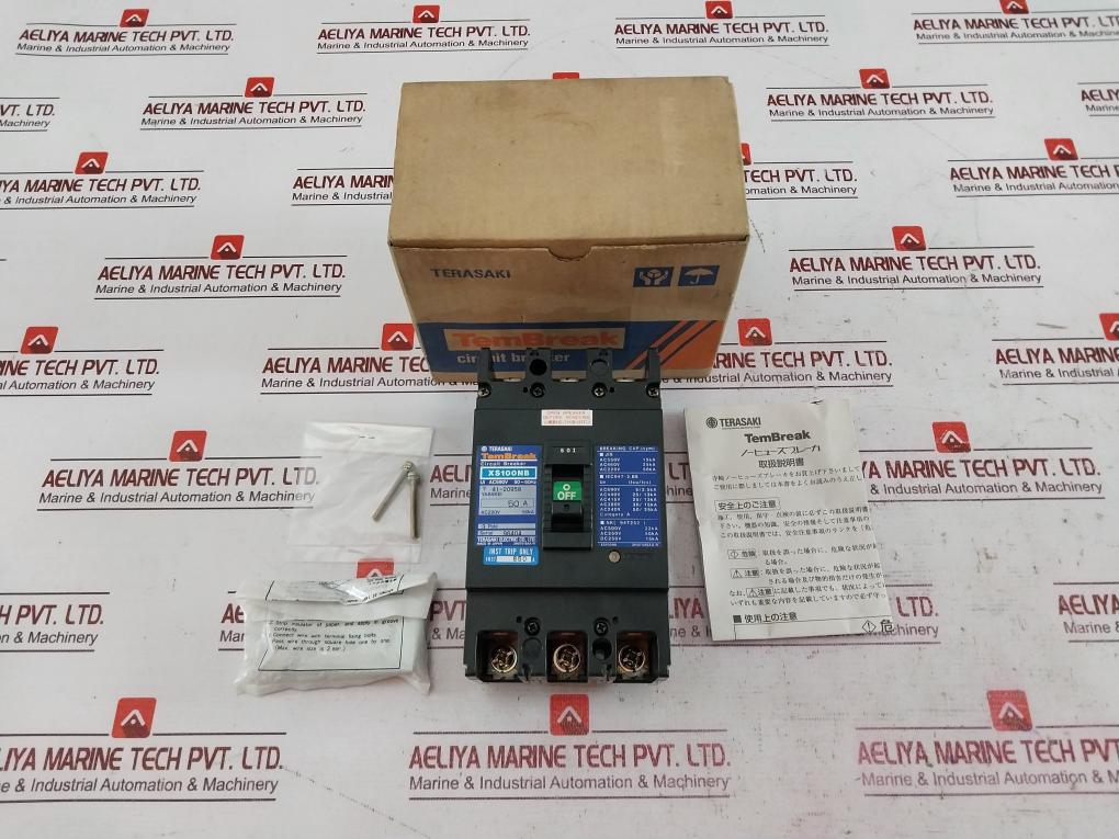 Terasaki Electric Xs100Nb No-fuse Circuit Breaker 50A Ac220V 50Ka