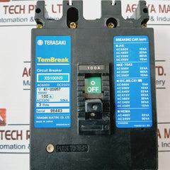 Terasaki Electric Xs100Ns 100A Circuit Breaker Ac600V Dc250V