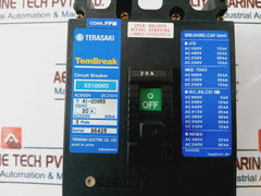 Terasaki Electric Xs100Ns 3 Pole 20A Circuit Breaker Ac220V 50Ka