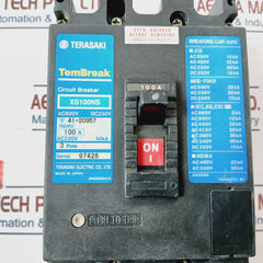Terasaki Electric XS100NS 3 Pole Circuit Breaker 100A