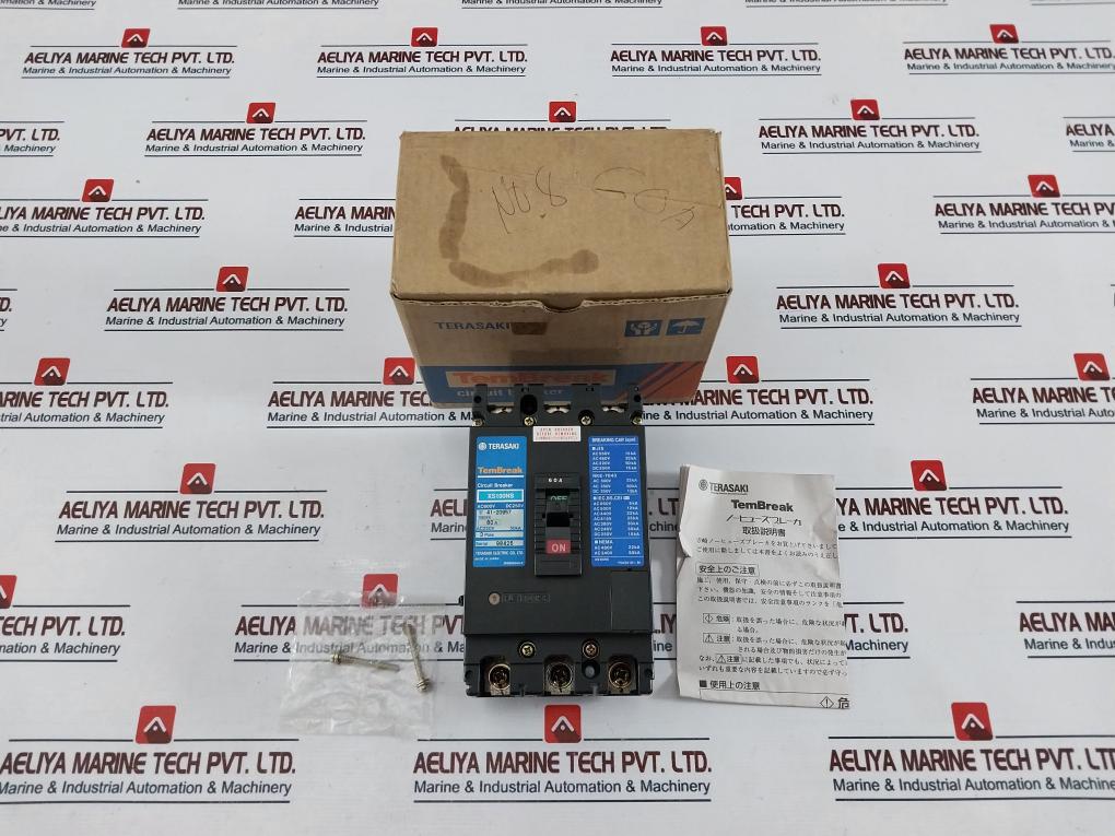 Terasaki Electric Xs100Ns 3 Pole Circuit Breaker 60A Ac600V Dc250V