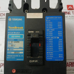 Terasaki Electric Xs100Ns Tembreak 3Pole Circuit Breaker Ac220V 50Ka Ysas0181-b1