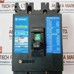 Terasaki Electric XS100NS 75A Circuit Breaker 41-20957
