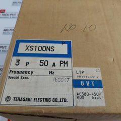 Terasaki Electric Xs100Ns Circuit Breaker 3 Pole 50A Ac600V Dc250V